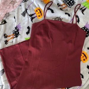 Forever 21 burgundy dress